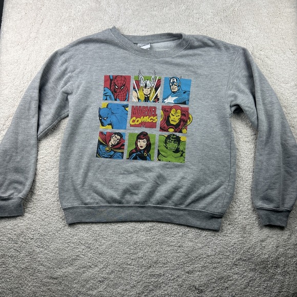 Marvel Other - Avengers Marvel Comics  M (7-9) Unisex Kids Sweatshirt Crew‎ Neck Long Sleeve